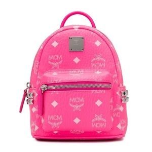 MCM CANVAS MINI STARK BACKPACK - Women | Color: Pink